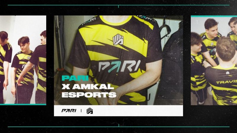 PARI — титульный спонсор киберспортивной команды AMKAL ESPORTS